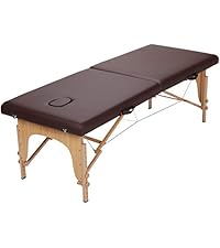 エステ折りたたみマッサージベッド バニラ 185x70cm 軽量 アルミ製 折りたたみ マッサージベッド (有孔) 長さ185×幅